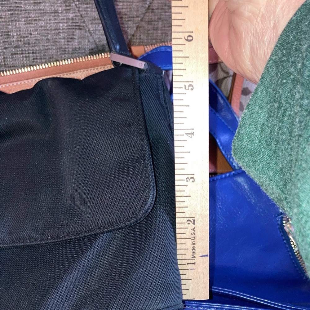 Vintage Coach black nylon C2J-9320 convertible shoulder bag/clutch - Picture 10 of 11